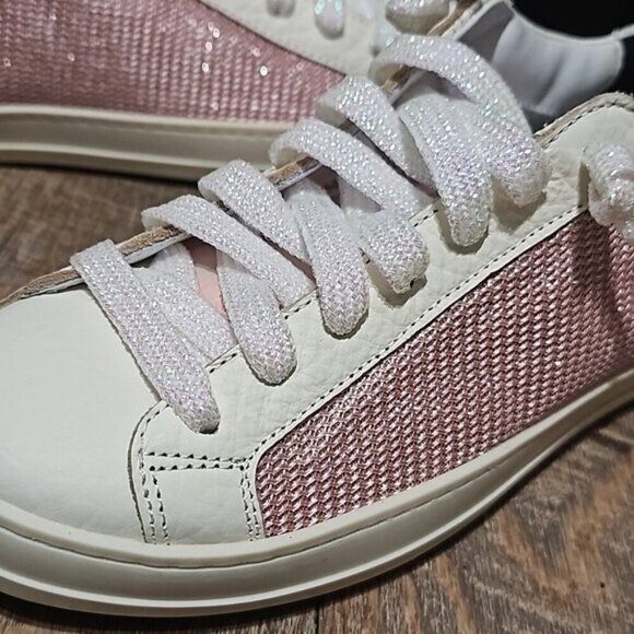 P448 Fashion Sneakers Shoes Low Size 8 New Made in Italy - Picture 3 of 15